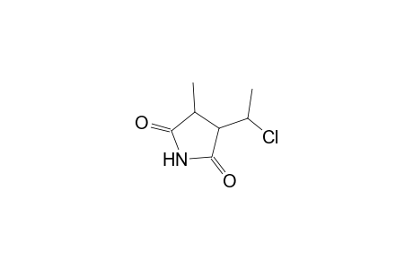 2,5-Pyrrolidinedione, 3-(1-chloroethyl)-4-methyl-