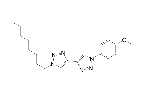 1'-(4-Methoxyphenyl)-1-(octyl)-1H,1'H-4,4'-bi-1,2,3-triazole