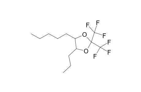 1,3-Dioxolane, 4-pentyl-5-propyl-2,2-bis(trifluoromethyl)-, trans-