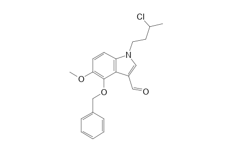 4-Benzyloxy-1-(3-chlorobutyl)-5-methoxyindole-3-carbaldehyde