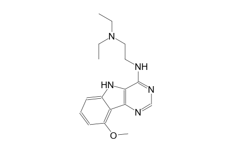 N~1~,N~1~-diethyl-N~2~-(9-methoxy-5H-pyrimido[5,4-b]indol-4-yl)-1,2-ethanediamine