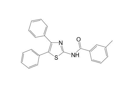 N-(4,5-Diphenyl-1,3-thiazol-2-yl)-3-methylbenzamide