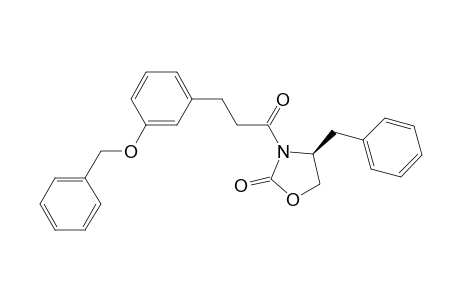 (4S)-4-Benzyl-3-[3-{3-(benzyloxy)phenyl}propanoyl]oxazolidin-2-one