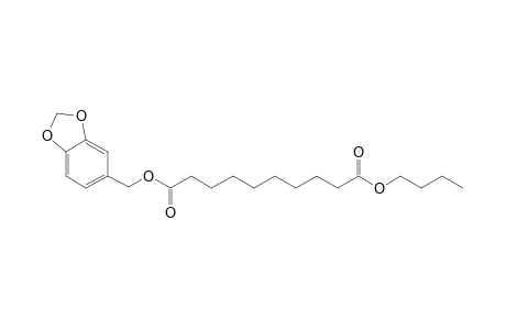 Sebacic acid, (1,3-benzodioxol-5-yl)methyl butyl ester