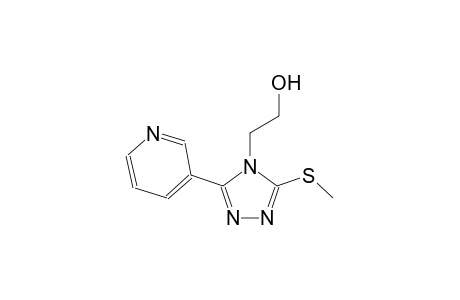 4H-1,2,4-triazole-4-ethanol, 3-(methylthio)-5-(3-pyridinyl)-