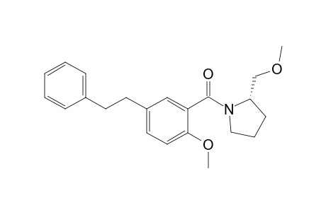 (S)-(2-methoxy-5-phenethylphenyl)(2-(methoxymethyl)pyrrolidin-1-yl)methanone