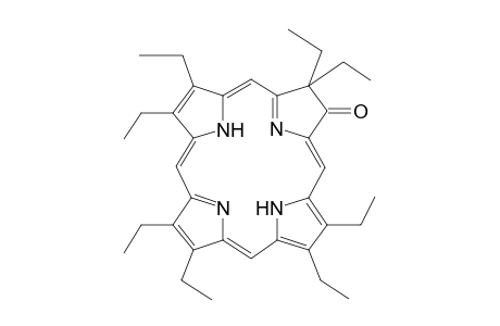 2,3,7,7,12,13,17,18-Octaethyl-21H,23H-porphine-8-one