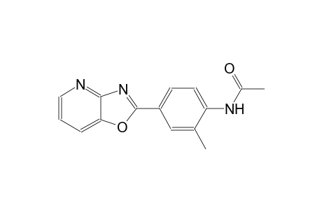 acetamide, N-(2-methyl-4-oxazolo[4,5-b]pyridin-2-ylphenyl)-