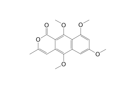 5,7,9,10-TETRAMETHOXY-1-H-NAPHTHO-(2.3-C)-PYRAN-1-ONE