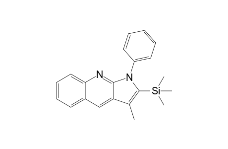 3-Methyl-1-phenyl-2-trimethylsilylpyrrolo[2,3-b]quinoline