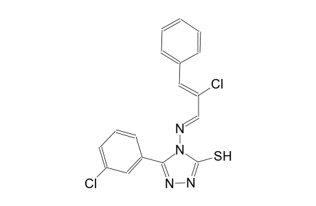 5-(3-chlorophenyl)-4-{[(E,2Z)-2-chloro-3-phenyl-2-propenylidene]amino}-4H-1,2,4-triazol-3-yl hydrosulfide