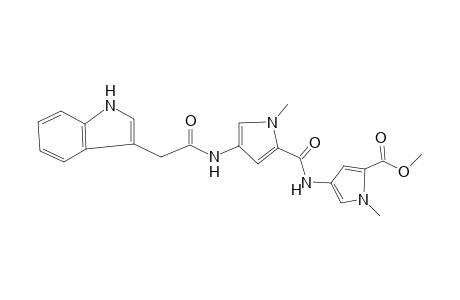 4-[[4-[[2-(1H-indol-3-yl)acetyl]amino]-1-methyl-pyrrole-2-carbonyl]amino]-1-methyl-pyrrole-2-carboxylic acid methyl ester