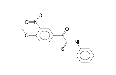 N-PHENYL-2-(4-METHOXY-3-NITROPHENYL)-2-OXOETHANETHIOAMIDE
