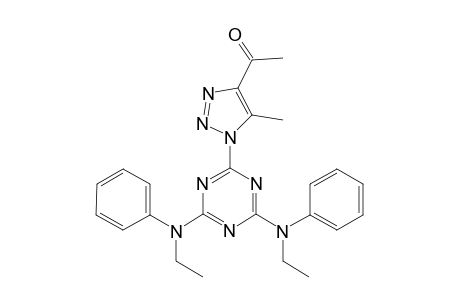 1-Ethanone, 1-[1-[4,6-bis(ethylphenylamino)-1,3,5-triazin-2-yl]-5-methyl-1H-1,2,3-triazol-4-yl]-