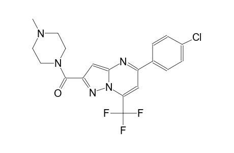 5-(4-chlorophenyl)-2-[(4-methyl-1-piperazinyl)carbonyl]-7-(trifluoromethyl)pyrazolo[1,5-a]pyrimidine