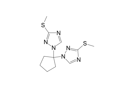 1H-1,2,4-Triazole, 1,1'-cyclopentylidenebis[3-(methylthio)-