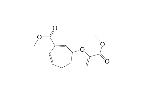 1,6-Cycloheptadiene-1-carboxylic acid, 3-(2-methoxy-1-methylene-2-oxoethoxy)-, methyl ester, (.+-.)-