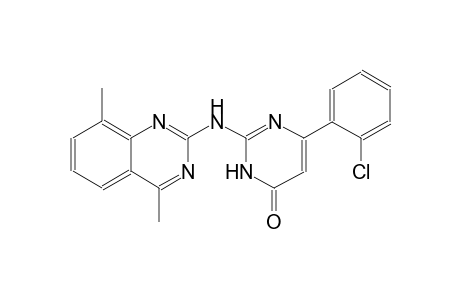 4(3H)-pyrimidinone, 6-(2-chlorophenyl)-2-[(4,8-dimethyl-2-quinazolinyl)amino]-