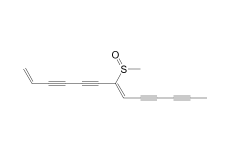 1,7-Tridecadiene-3,5,9,11-tetrayne, 7-(methylsulfinyl)-, (Z)-