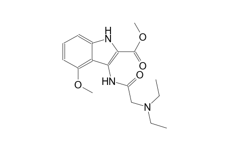 methyl 3-{[(diethylamino)acetyl]amino}-4-methoxy-1H-indole-2-carboxylate