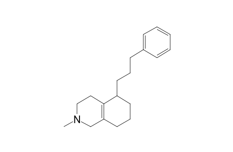 2-METHYL-5-(3-PHENYLPROPYL)-1,2,3,4,5,6,7,8-OCTAHYDROISOQUINOLINE