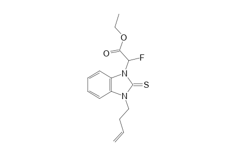 Ethyl 2-(3-(but-3-en-1-yl)-2-thioxo-2,3-dihydro-1H-benzo[d]imidazol-1-yl)-2-fluoroacetate