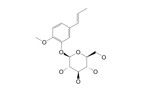 (E)-3-HYDROXYANETHOLE-BETA-D-GLUCOPYRANOSIDE