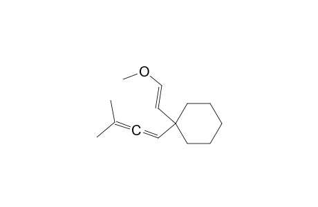 Cyclohexane, 1-(2-methoxyethenyl)-1-(3-methyl-1,2-butadienyl)-, (E)-