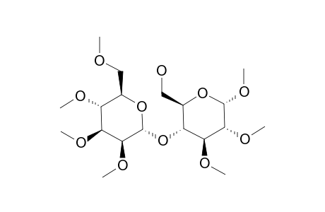 METHYL-2,3,4,6-TETRA-O-METHYL-ALPHA-D-MANNOPYRANOSYL-(1->4)-2,3-DI-O-METHYL-ALPHA-D-GLUCOPYRANOSIDE