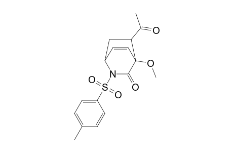 5-endo-Acetyl-4-Methoxy-2-(4'-Methylbenzenesulfonyl)-3-oxo-2-azabicyclo[2.2.2]oct-7-ene