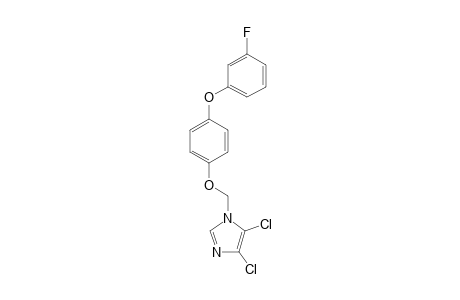 1H-Imidazole, 4,5-dichloro-1-[[4-(3-fluorophenoxy)phenoxy]methyl]-