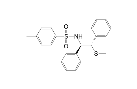 anti-N-(1,2-Diphenyl-1-methylthioethyl)toluene-4-sulfanamide