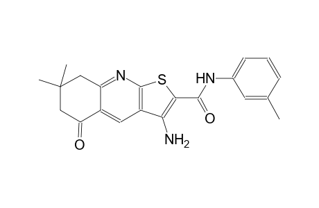 thieno[2,3-b]quinoline-2-carboxamide, 3-amino-5,6,7,8-tetrahydro-7,7-dimethyl-N-(3-methylphenyl)-5-oxo-