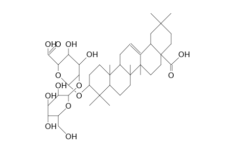 Oleanic acid, 3-O-(B-glucopyranosyl[1-2])-B-glucoronide