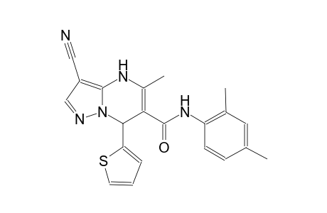 pyrazolo[1,5-a]pyrimidine-6-carboxamide, 3-cyano-N-(2,4-dimethylphenyl)-4,7-dihydro-5-methyl-7-(2-thienyl)-