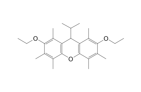 2,7-Diethoxy-1,3,4,5,6,8-hexamethyl-9-isopropyl-9H-xanthene