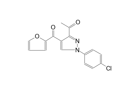 Ethanone, 1-[1-(4-chlorophenyl)-4-(2-furoyl)-pyrazol-3-yl]-