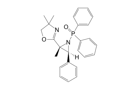 (2R*,3S*)-2-(1-Diphenylphosphinoyl-2-methyl-3-phenylaziridin-2-yl)-4,4-dimethyl-4,5-dihydrooxazole