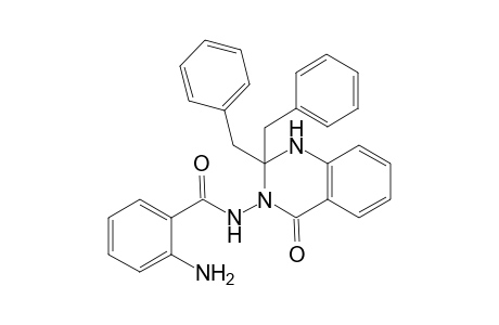 2-Amino-N-[2',2'-dibenzyl-4'-oxo-1,4-dihydro-2H-3-quinazolinyl]benzamide