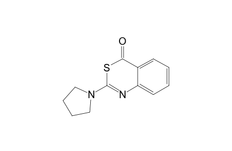 2-(PYRROLIDIN-1-YL)-4H-3,1-BENZOTHIAZIN-4-ONE