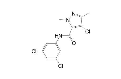 4-chloro-N-(3,5-dichlorophenyl)-1,3-dimethyl-1H-pyrazole-5-carboxamide