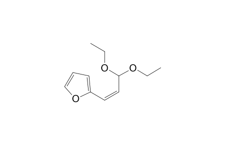 Furan, 2-(3,3-diethoxy-1-propenyl)-, (Z)-