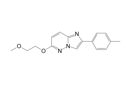 6-(2-Methoxyethoxy)-2-(4-methylphenyl)imidazo[1,2-b]pyridazine