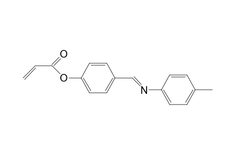(E)-4-((p-tolylimino)methyl)phenyl acrylate