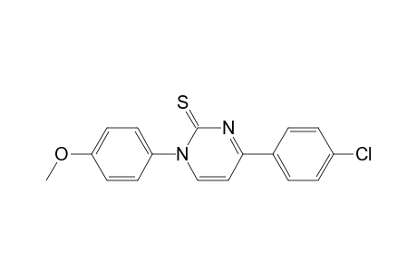 4-(4-Chlorophenyl)-1-(4-methoxyphenyl)-2-pyrimidinethione
