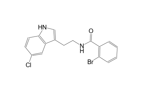 2-bromo-N-[2-(5-chloro-1H-indol-3-yl)ethyl]benzamide