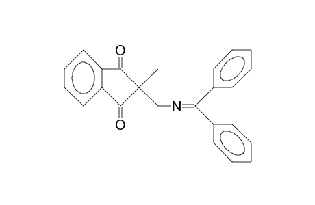 2-[N-(Diphenyl-methylene)-aminomethyl]-2-methyl-indan-1,3-dione