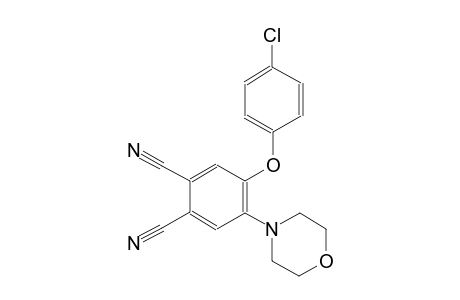 Benzene-1,2-carbodinitrile, 4-(4-chlorophenoxy-5-(4-morpholino)-