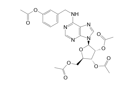 (2R,3R,4R,5R)-2-(6-(3-acetoxybenzylamino)-9H-purin-9-yl)-5-(acetoxymethyl)tetrahydrofuran-3,4-diyl diacetate