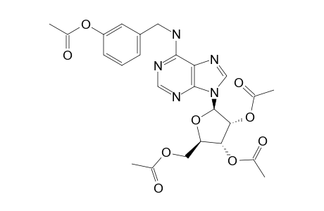 (2R,3R,4R,5R)-2-(6-(3-acetoxybenzylamino)-9H-purin-9-yl)-5-(acetoxymethyl)tetrahydrofuran-3,4-diyl diacetate